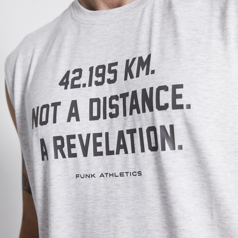 Training tank top "Goal Box" Grey Melange